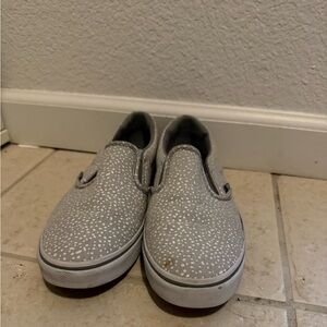 Vans Gray Slip-On Shoes